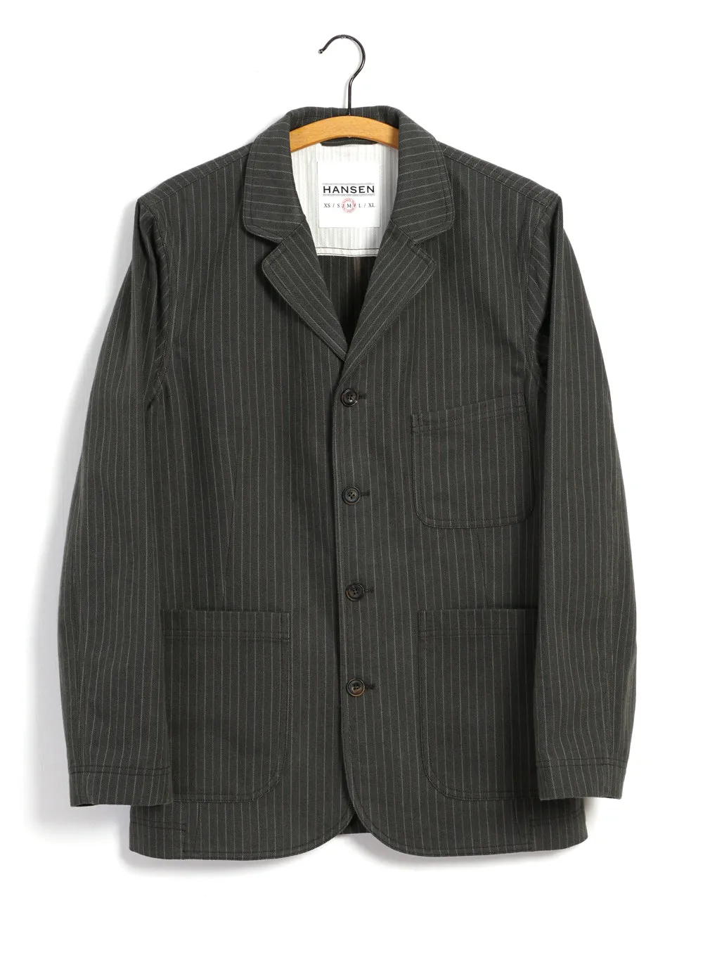 LUKAS | Blazer Jacket | Khaki Pin