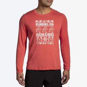 Men's Distance Long Sleeve 2.0 (Red Run Merry)