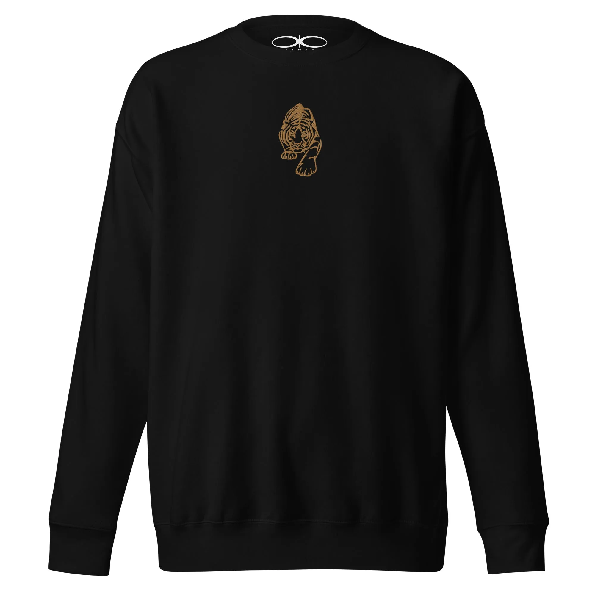 Men's Embroidered Tiger Theme Sweatshirt