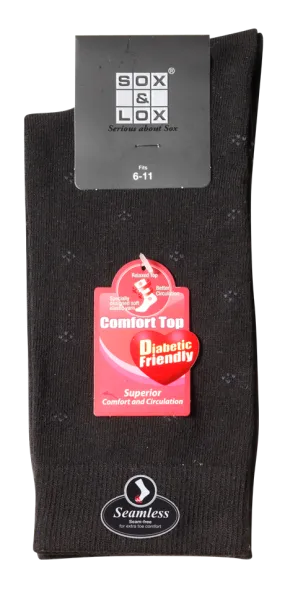 Men's Fine Business Diabetic Friendly [Seamless Toe]