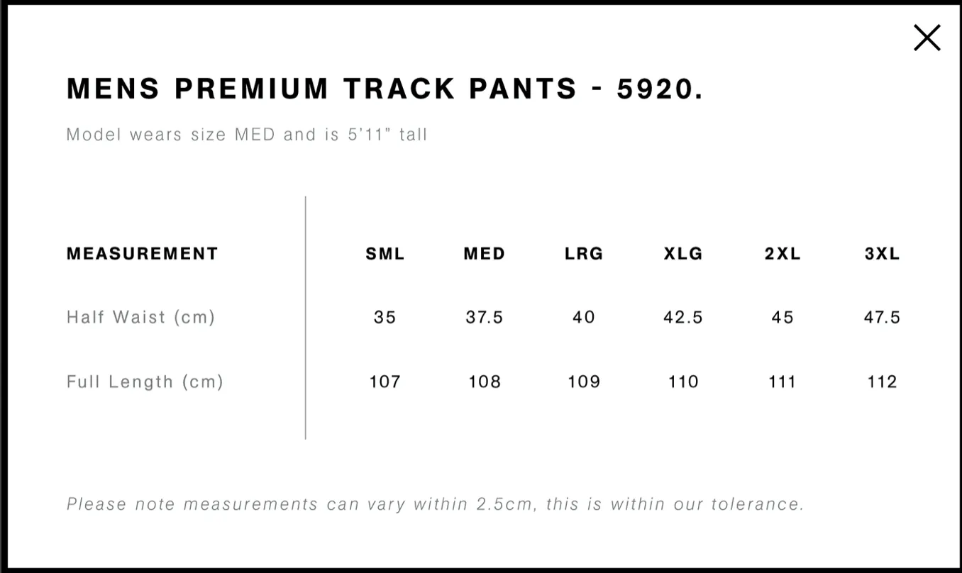 Men's Premium Track Pants