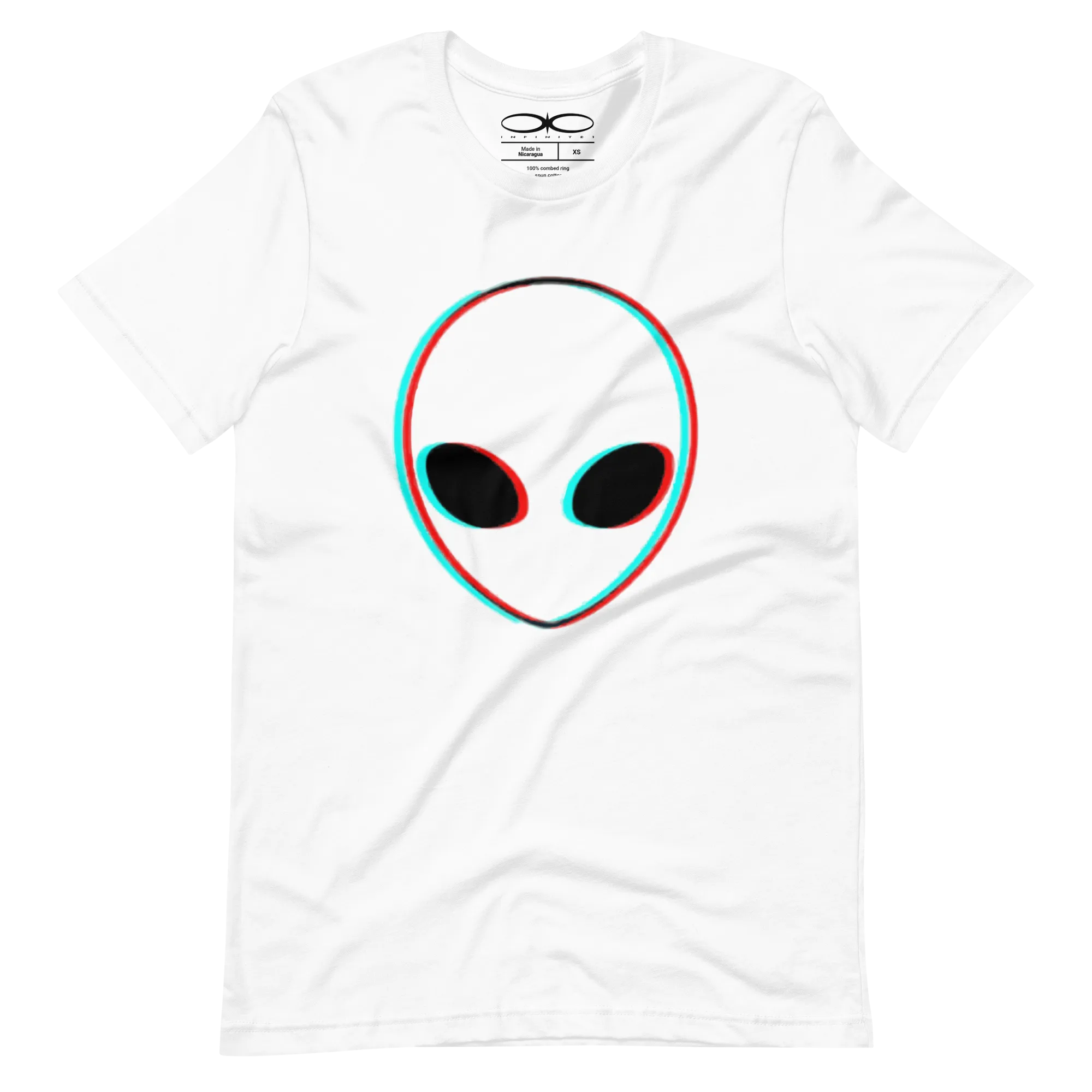 Men's Trippy Alien 3D Effect Graphic T-shirt