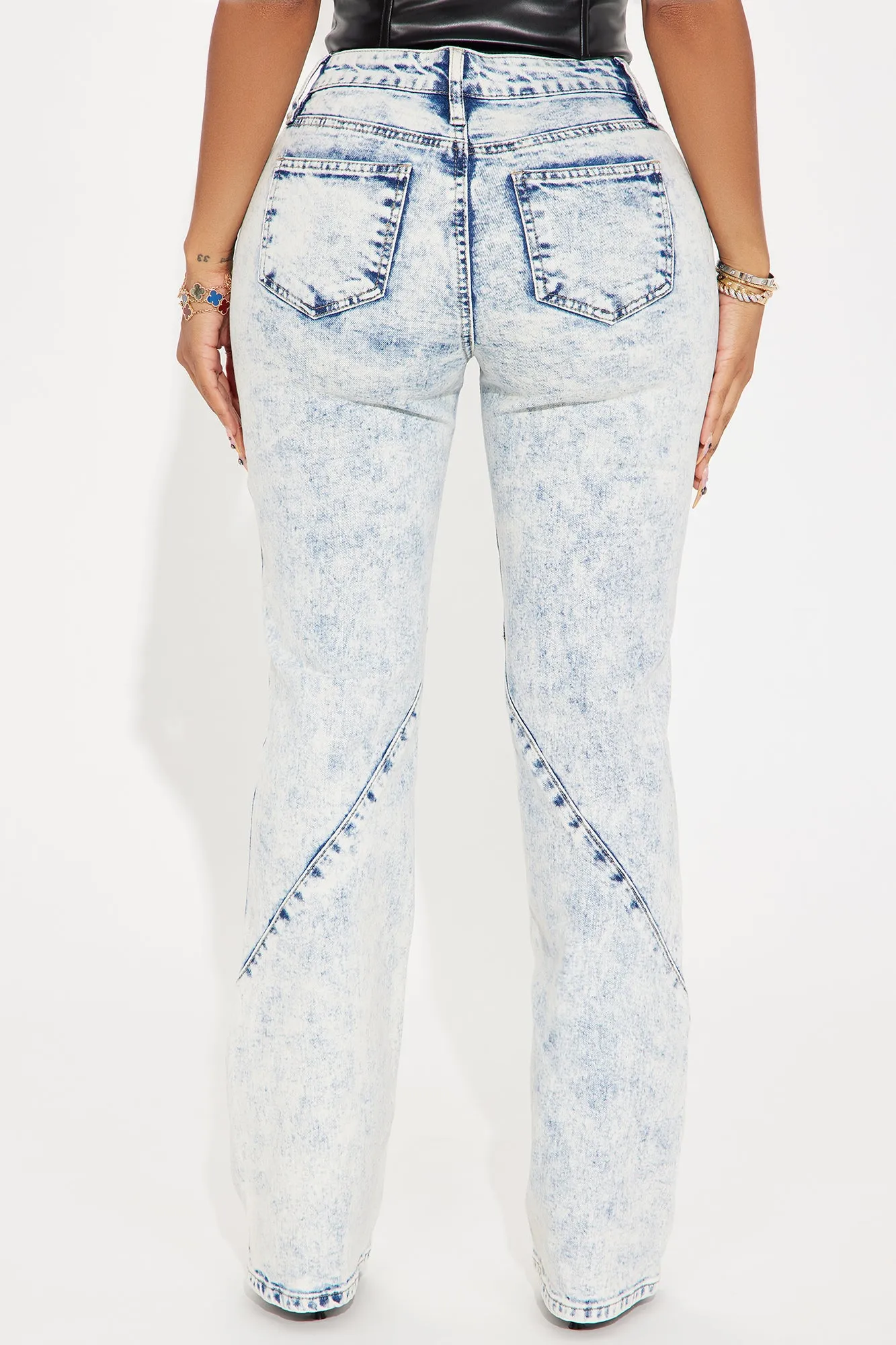 Needed Me Stretch Bootcut Jeans - Light Wash