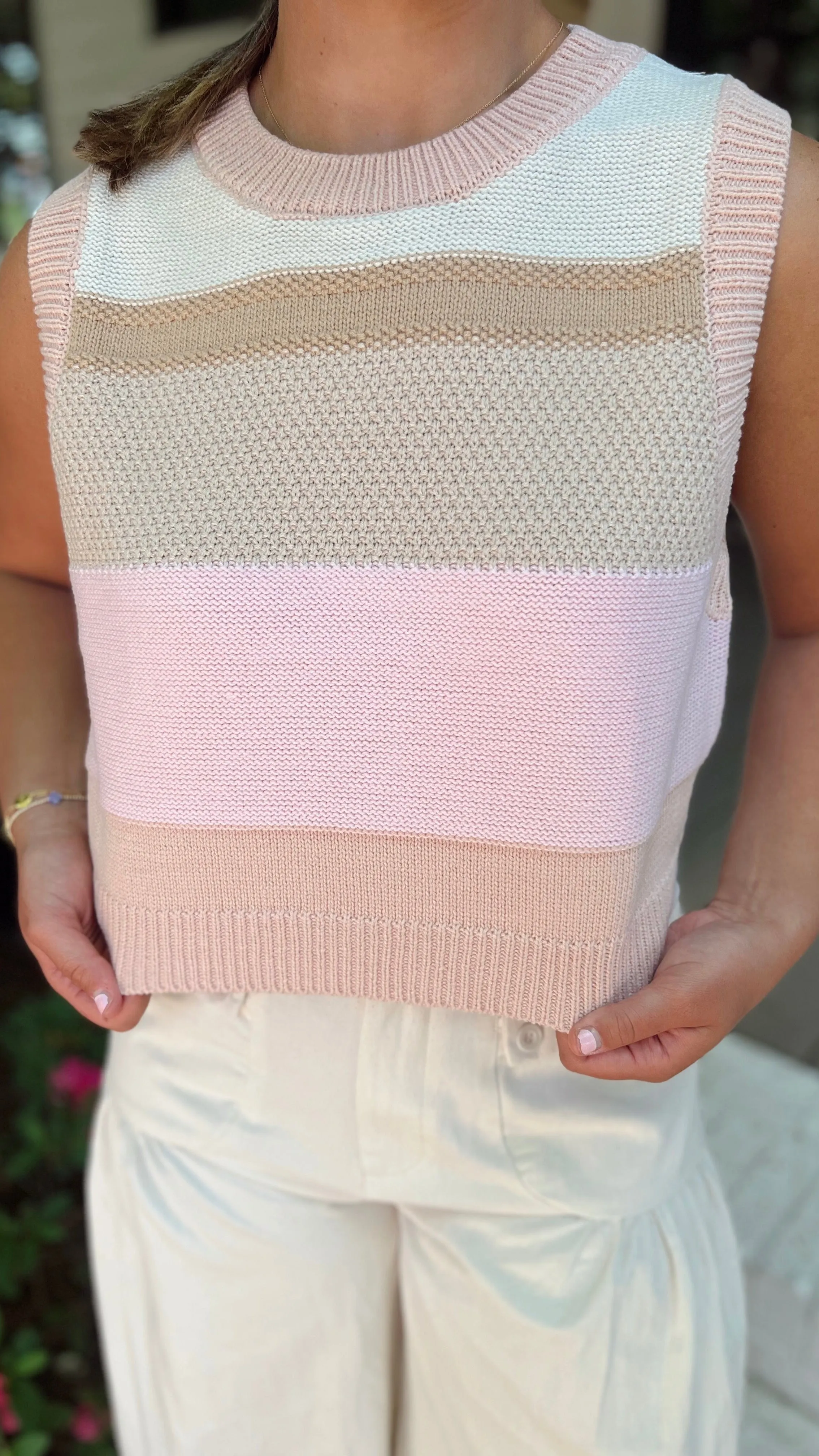 Neopolitan  Sweater Tank