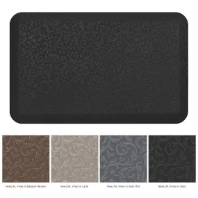 NewLife by GelPro Professional Grade Anti-Fatigue Kitchen & Office Comfort Mat, 20x32, Vine Black ¾" Bio-Foam Mat with non-slip bottom for health & wellness