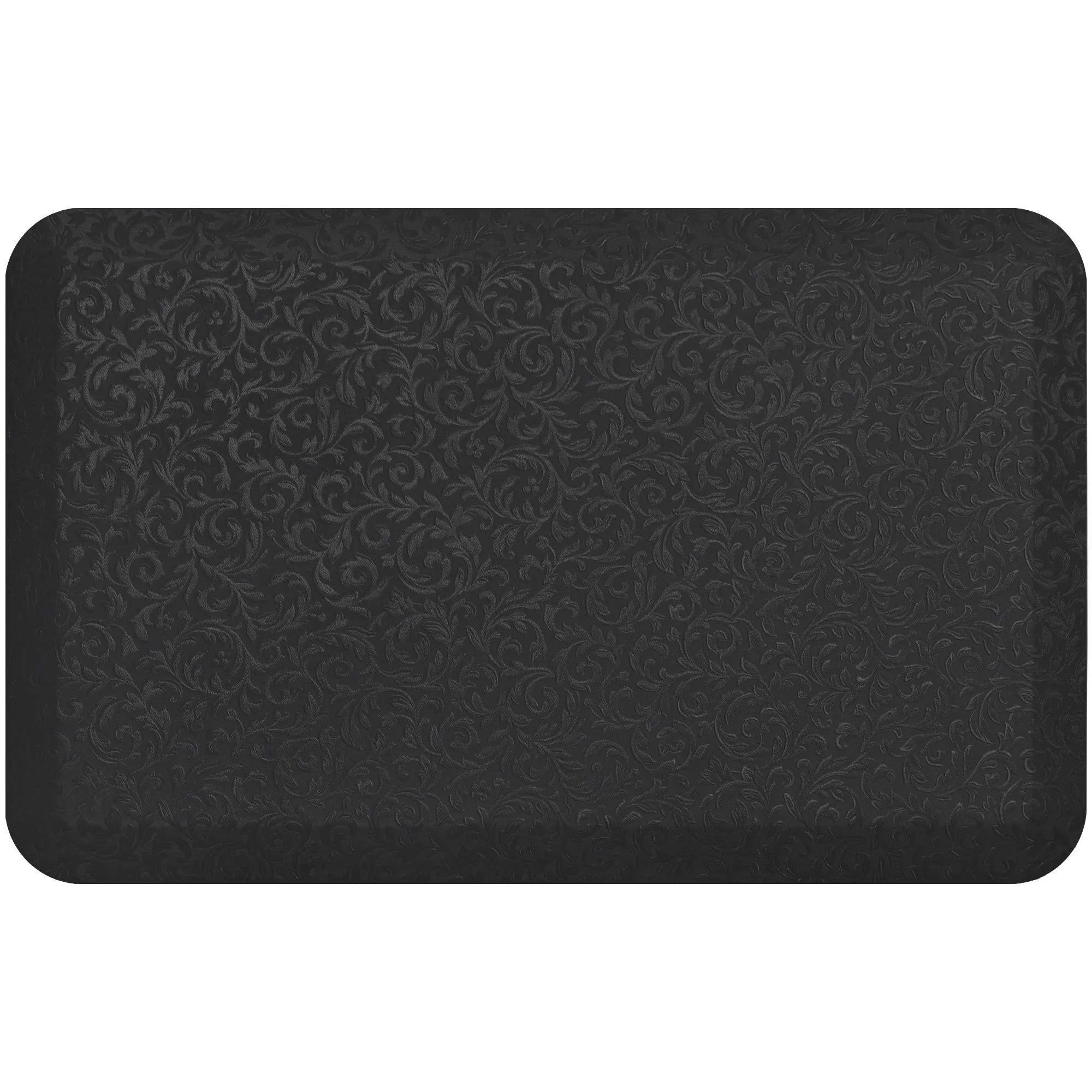 NewLife by GelPro Professional Grade Anti-Fatigue Kitchen & Office Comfort Mat, 20x32, Vine Black ¾" Bio-Foam Mat with non-slip bottom for health & wellness