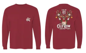 Old Row Christmas Party Long Sleeve Pocket Tee