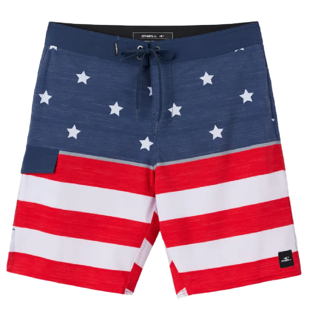 O'Neill Men's Lennox Flag Boardshort - 20"