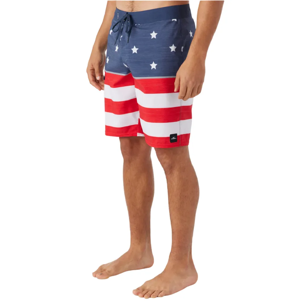 O'Neill Men's Lennox Flag Boardshort - 20"