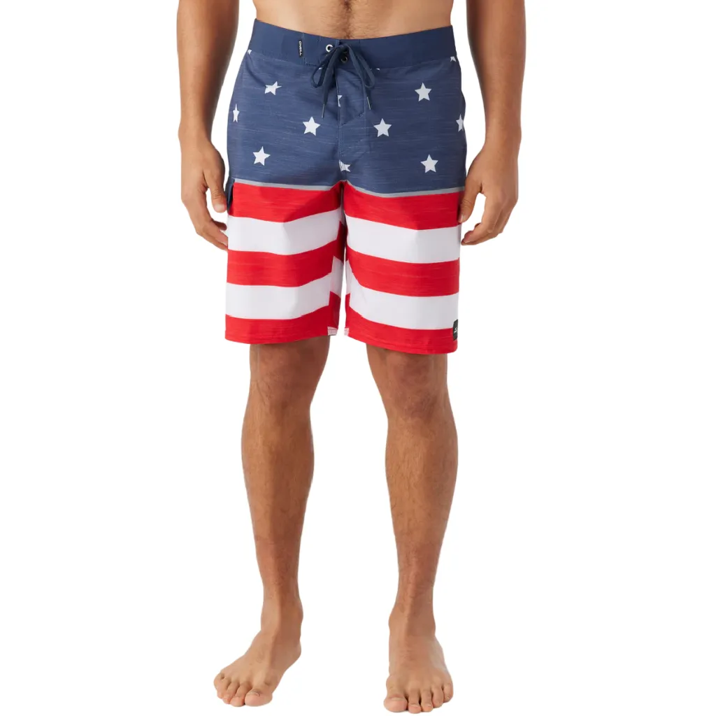 O'Neill Men's Lennox Flag Boardshort - 20"