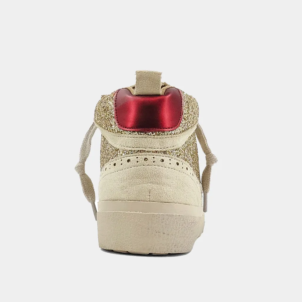 Paulina Sneaker - Gold Glitter