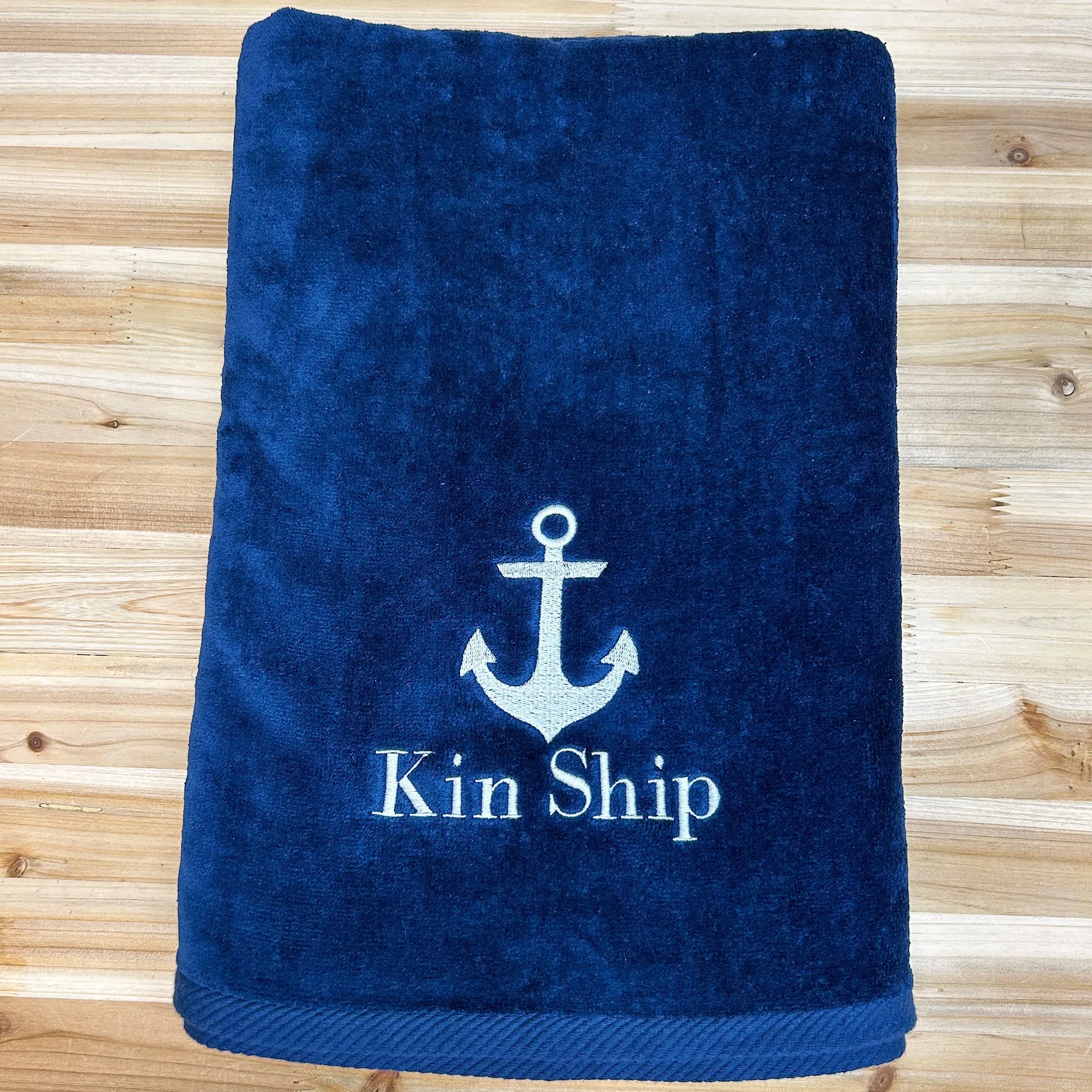 Personalized Boat Beach Towels