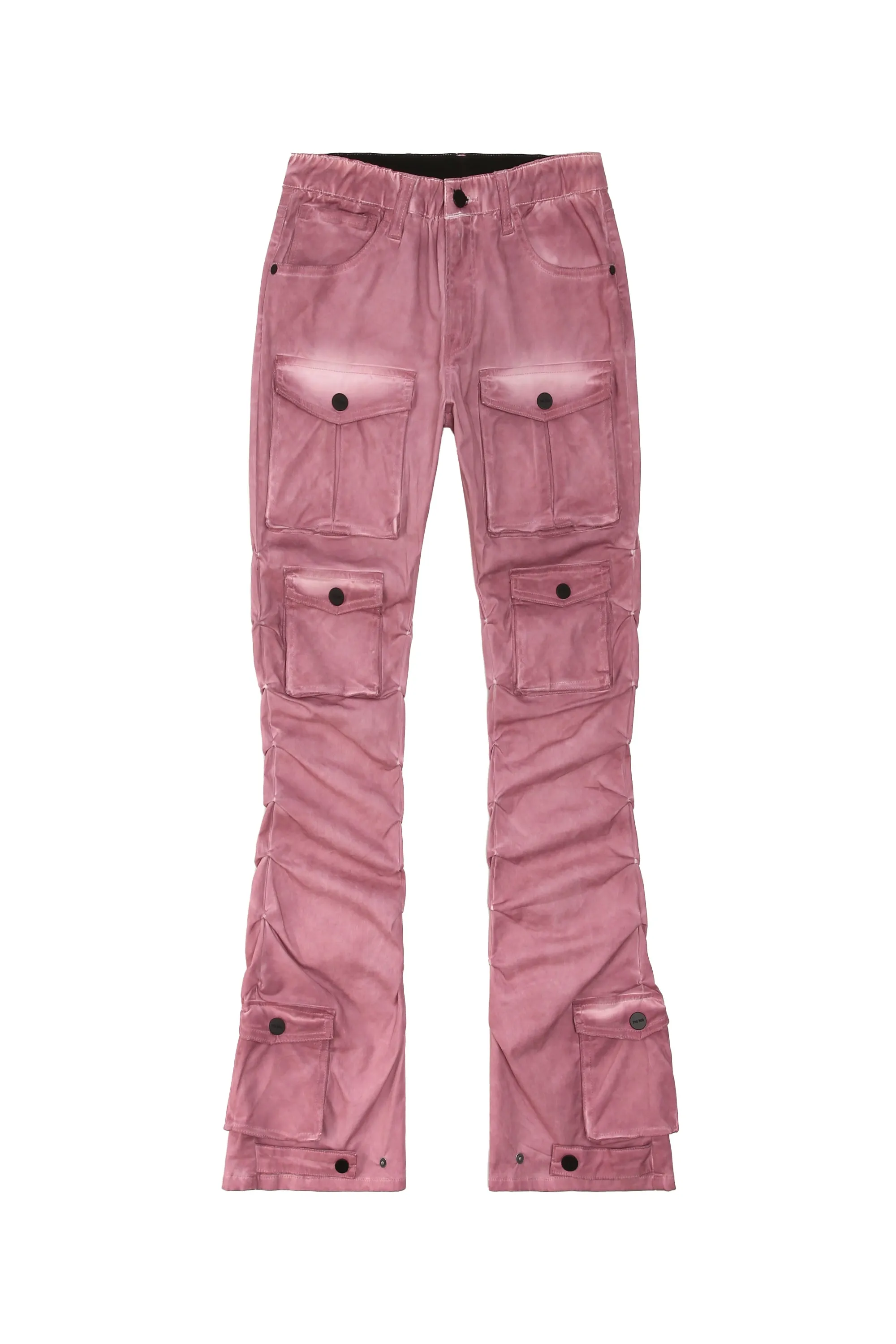 Pigment Dyed Utility Twill Pants - Misty Pink