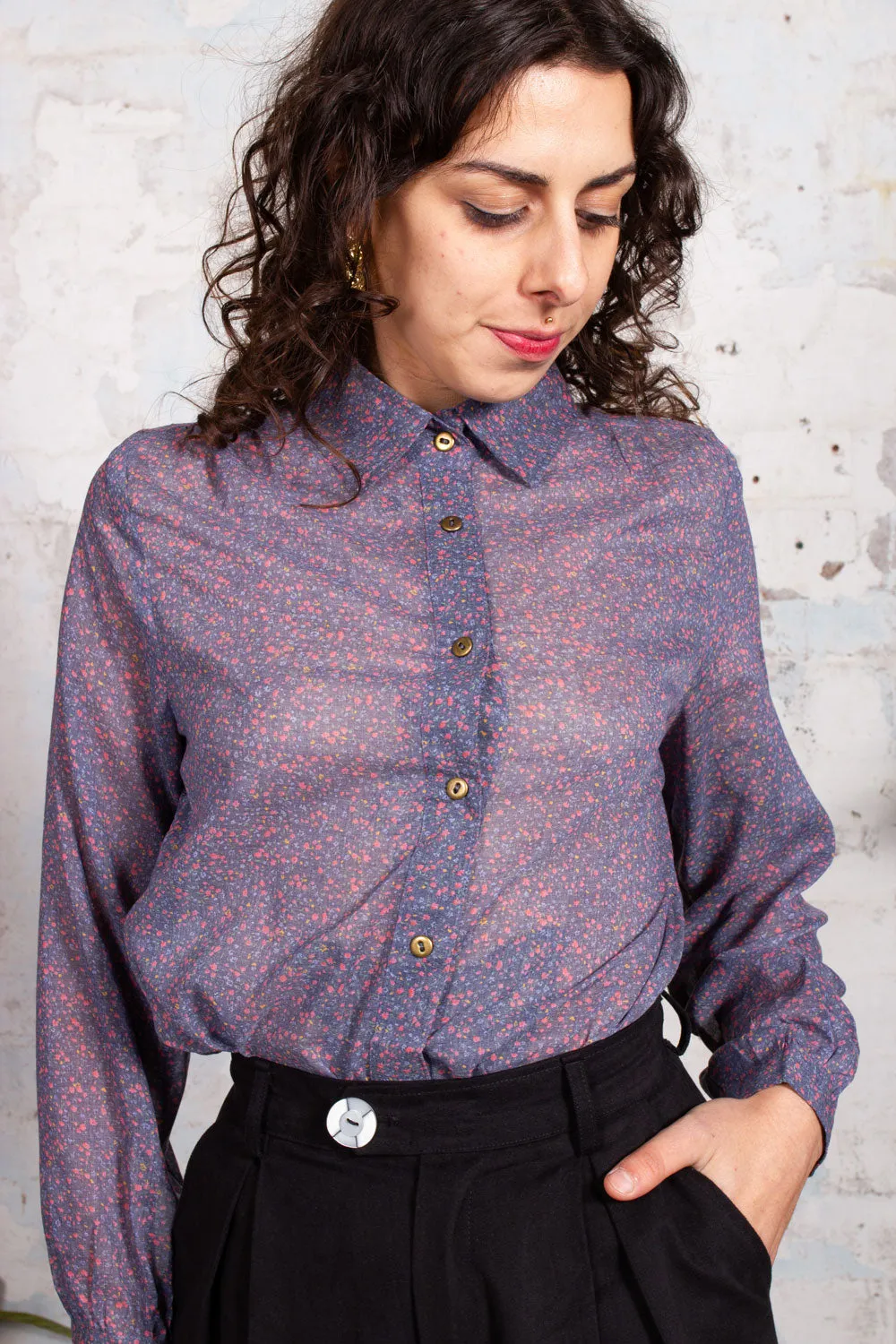 Poet Shirt - Meadow Blue