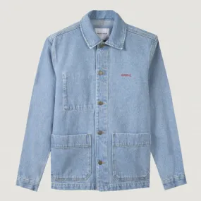 "Amore" Worker Jacket (Denim Bleached)