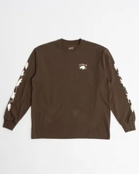 Rat Race LS Tee Chocolate Brown