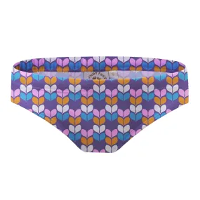 Retro Geo Petal Bikini Bottoms