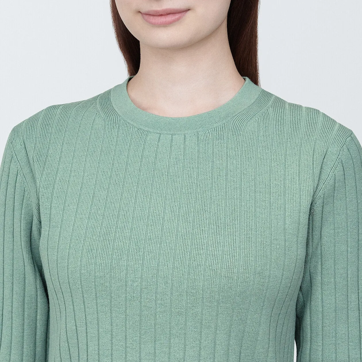 Ribbed Crewneck Sweater