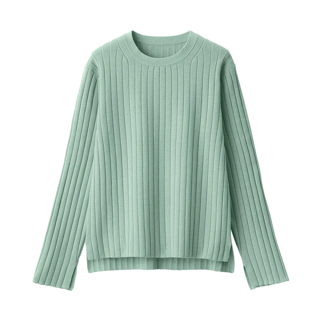 Ribbed Crewneck Sweater