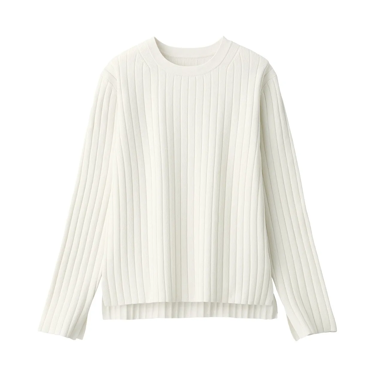 Ribbed Crewneck Sweater