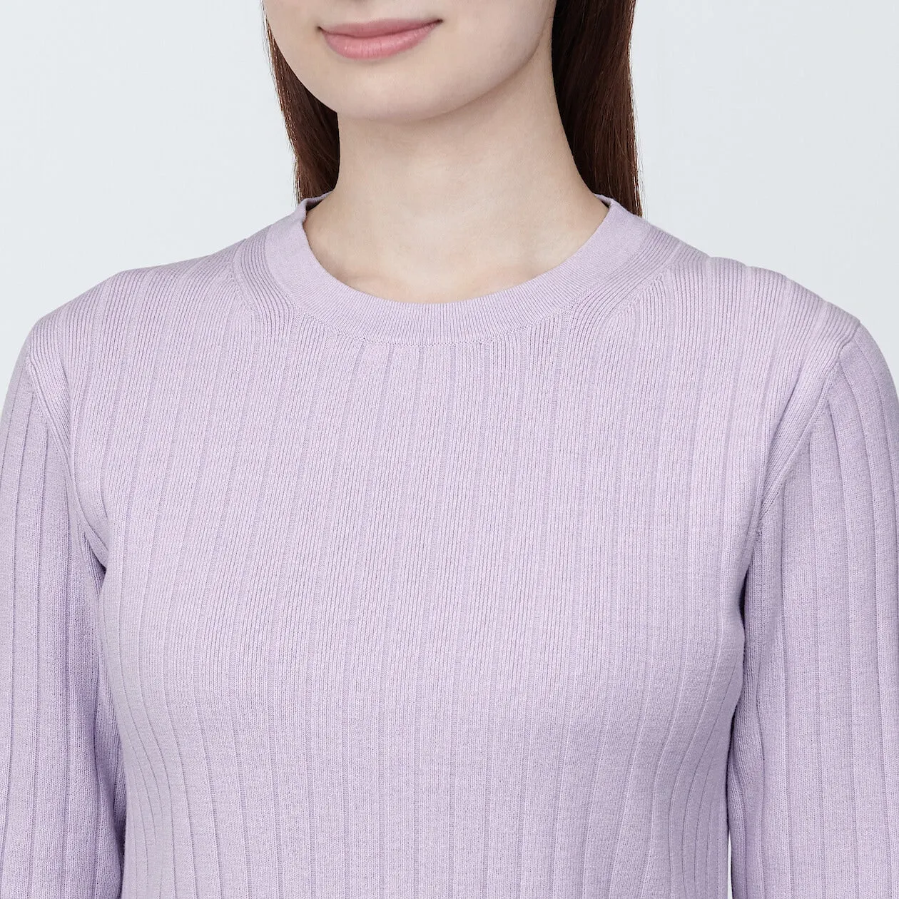 Ribbed Crewneck Sweater