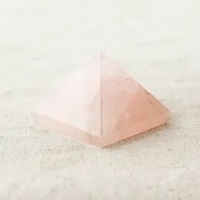 Rose Quartz Crystal Pyramid by Tiny Rituals