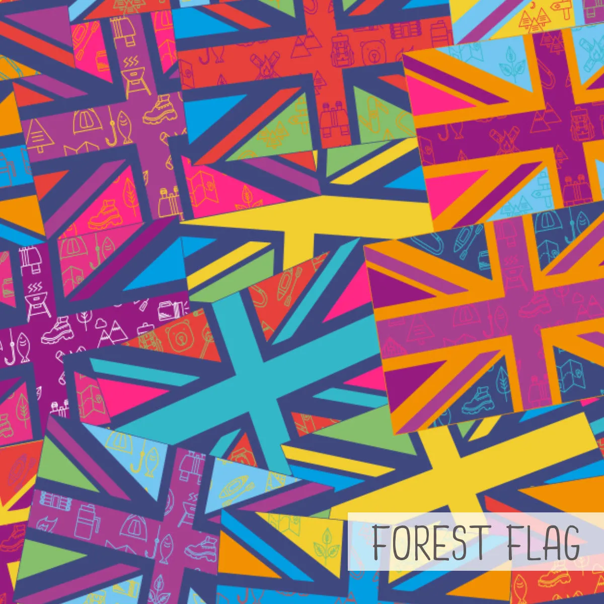 Sale 2 in 1 Double Layer Ultra Shorts | Forest Flags