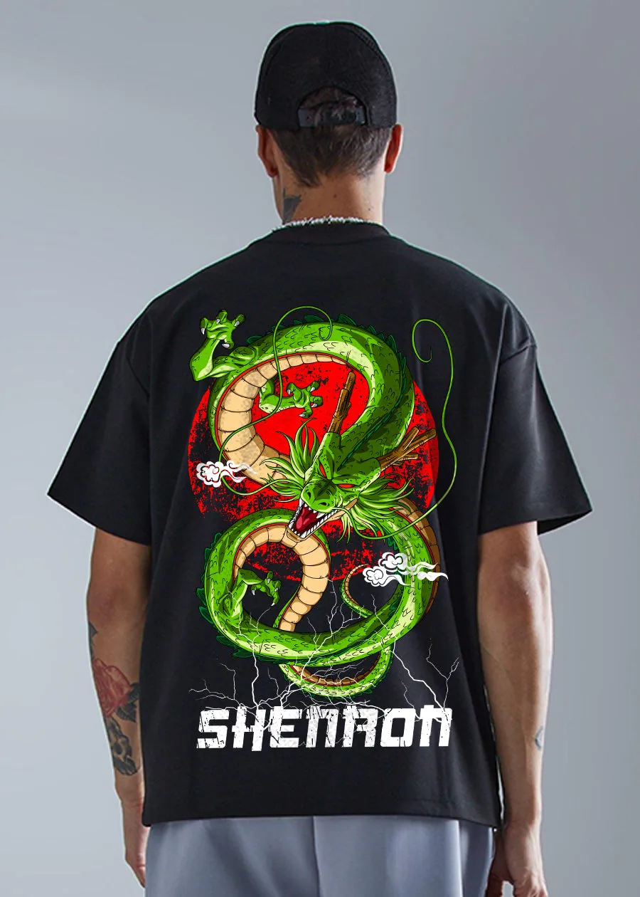 Shenron Men Oversized Printed T-Shirt