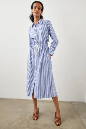 Shivonne Striped Cotton-Blended Dress