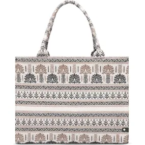 Shopper decorated with beautiful pattern / 16154 - Sand printed