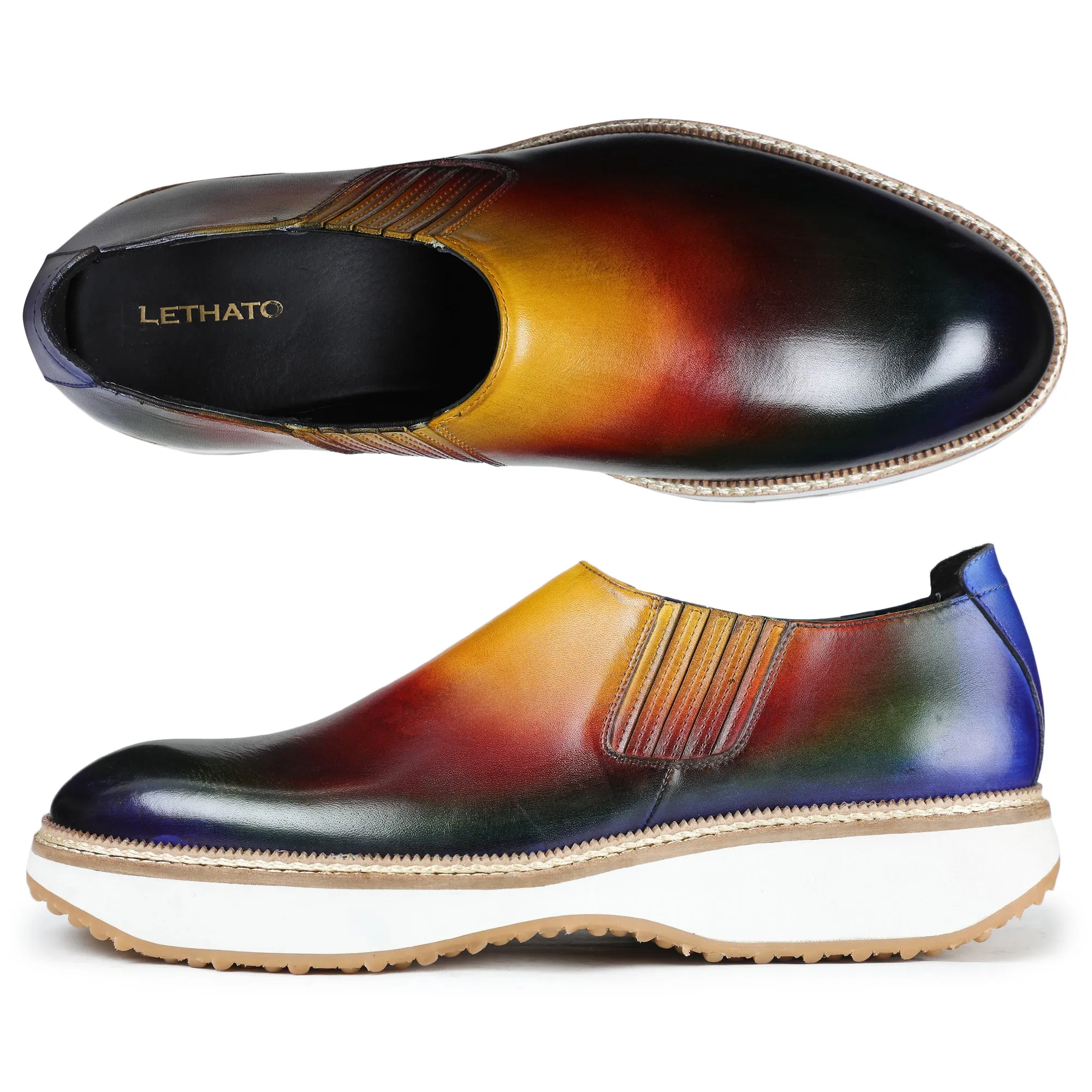 Slip On Sneakers- Multicolor