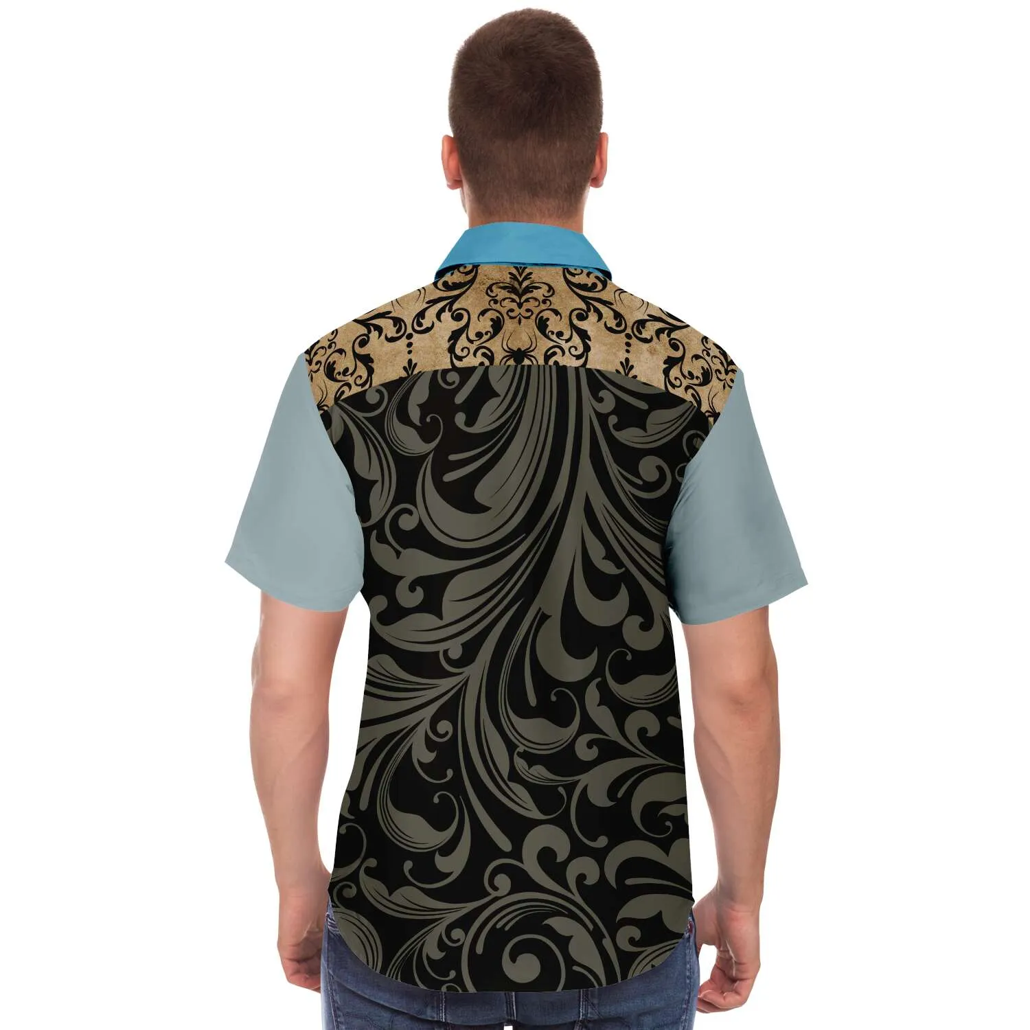 Steampunk Warrior S/S Button Down Shirt