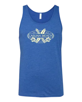 Surf Oval Tri-blend Tank - True Royal