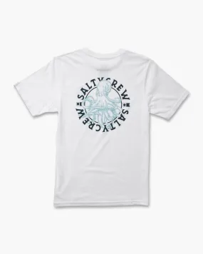 Tentacles Boys White S/S Tee