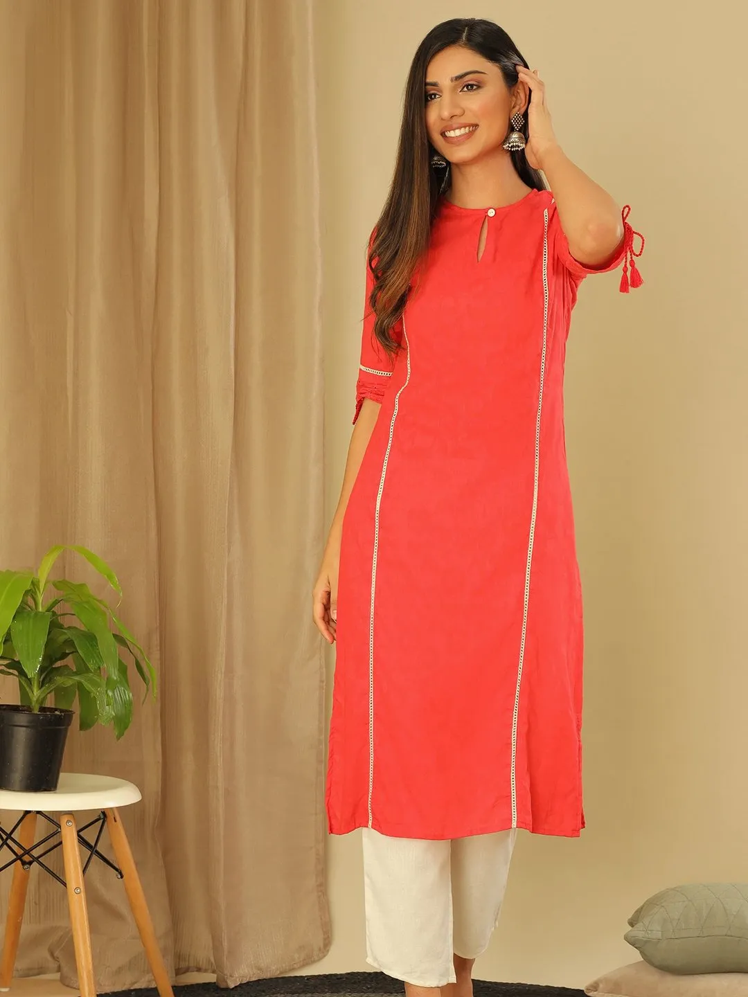 Twilight Keyhole Neck Kurta