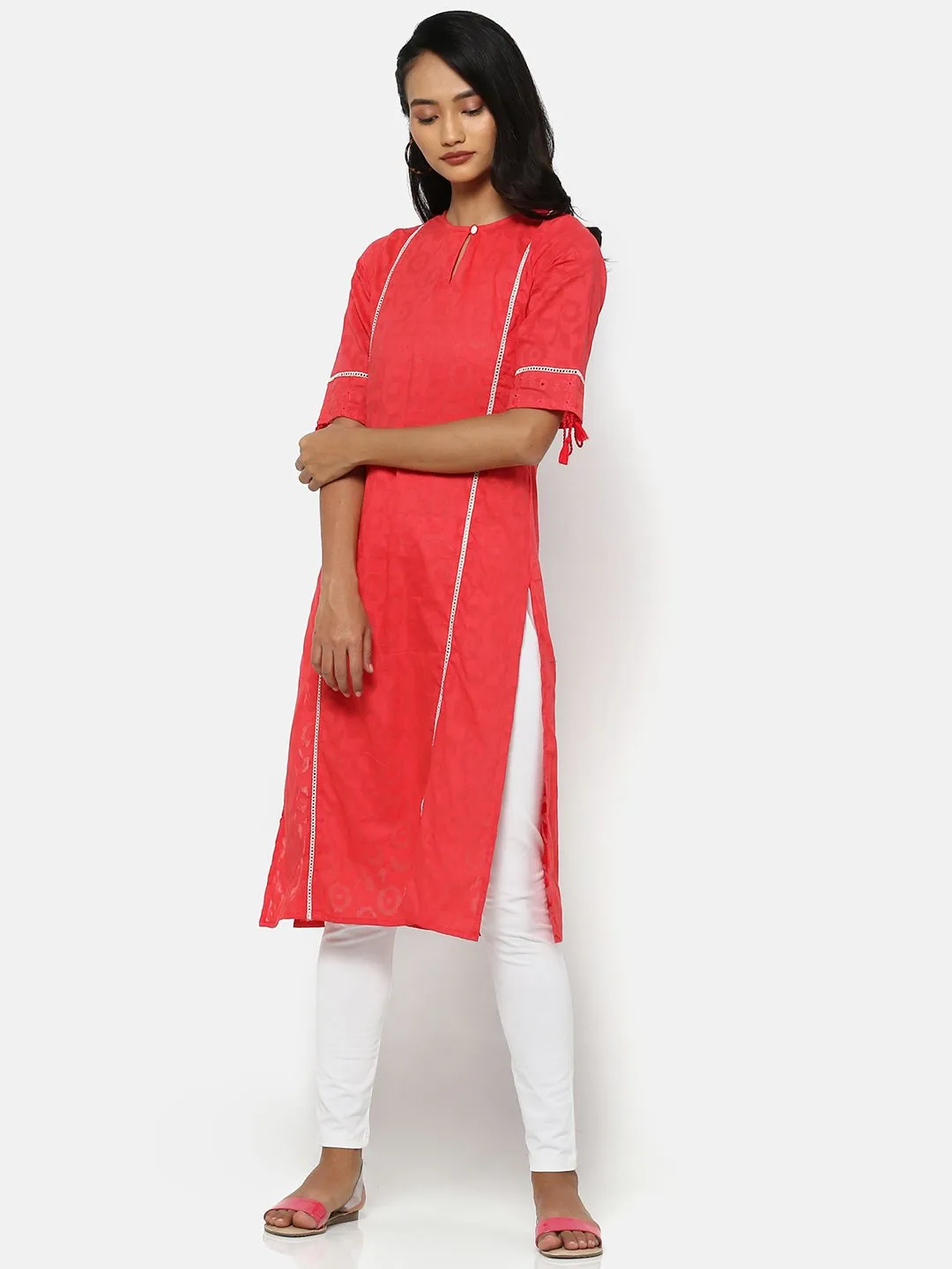 Twilight Keyhole Neck Kurta