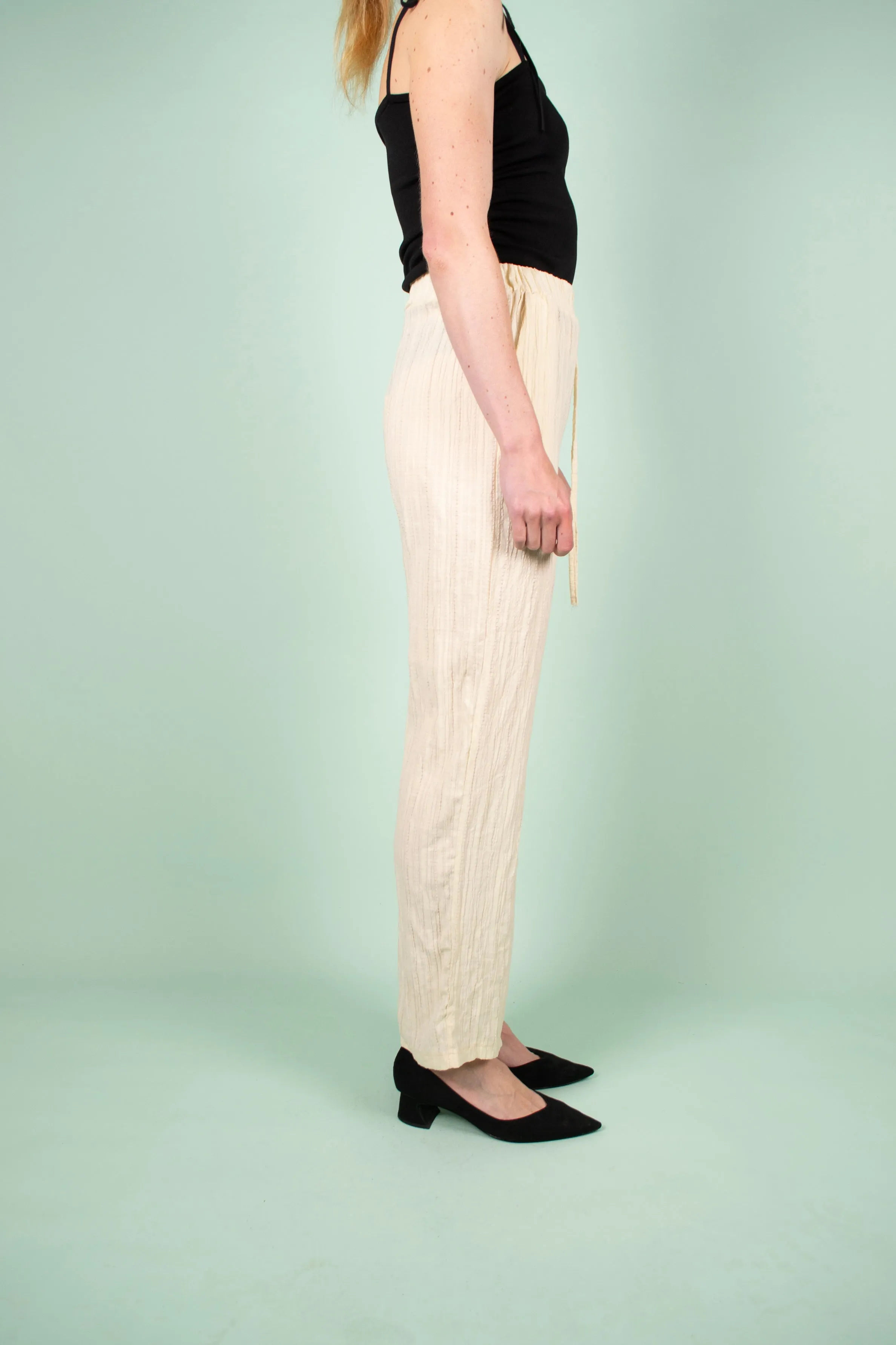 Vintage Culotte Pants in Lightweight Cotton - Size 6