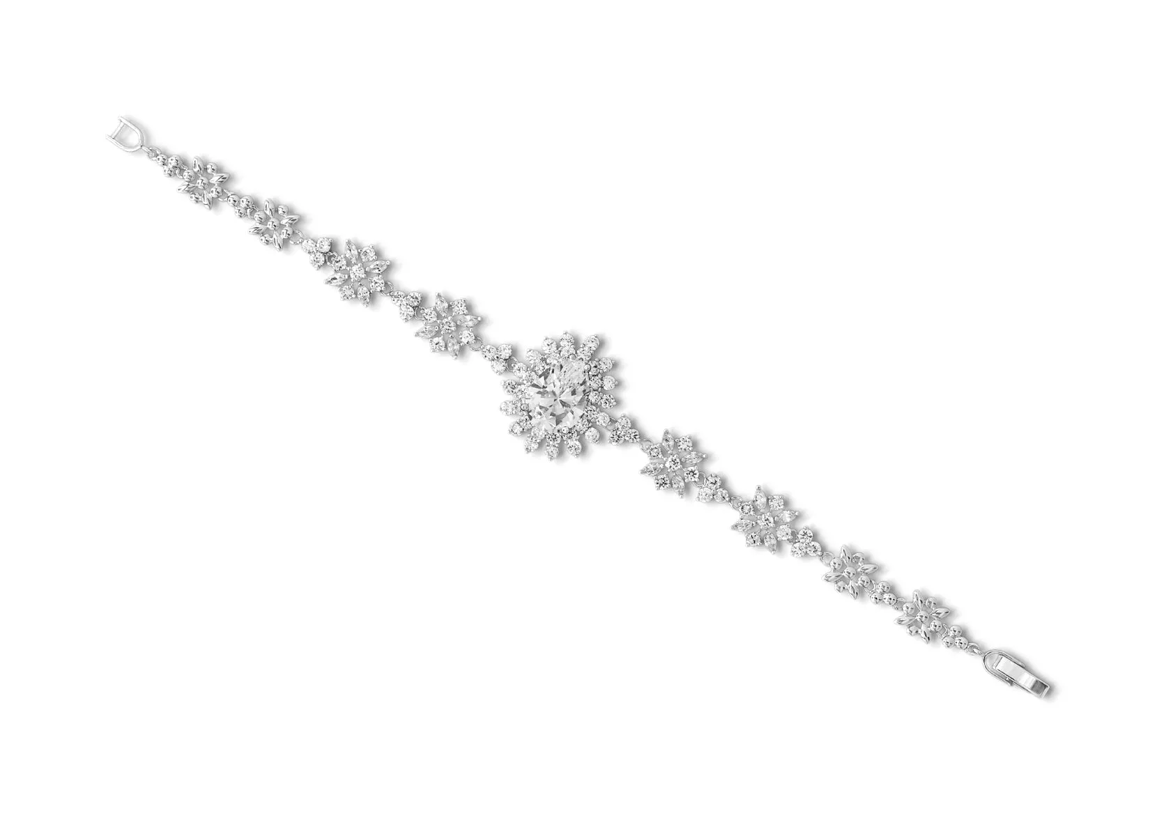 VIntage Inspired CZ Wedding Bracelet