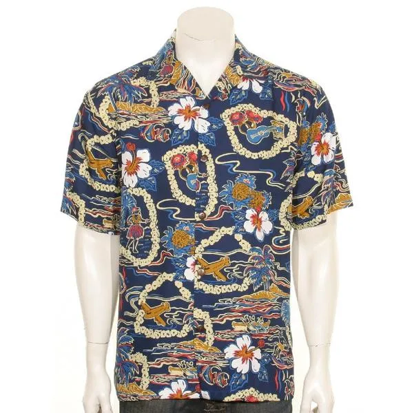 Vintage Scenic Aloha Shirt