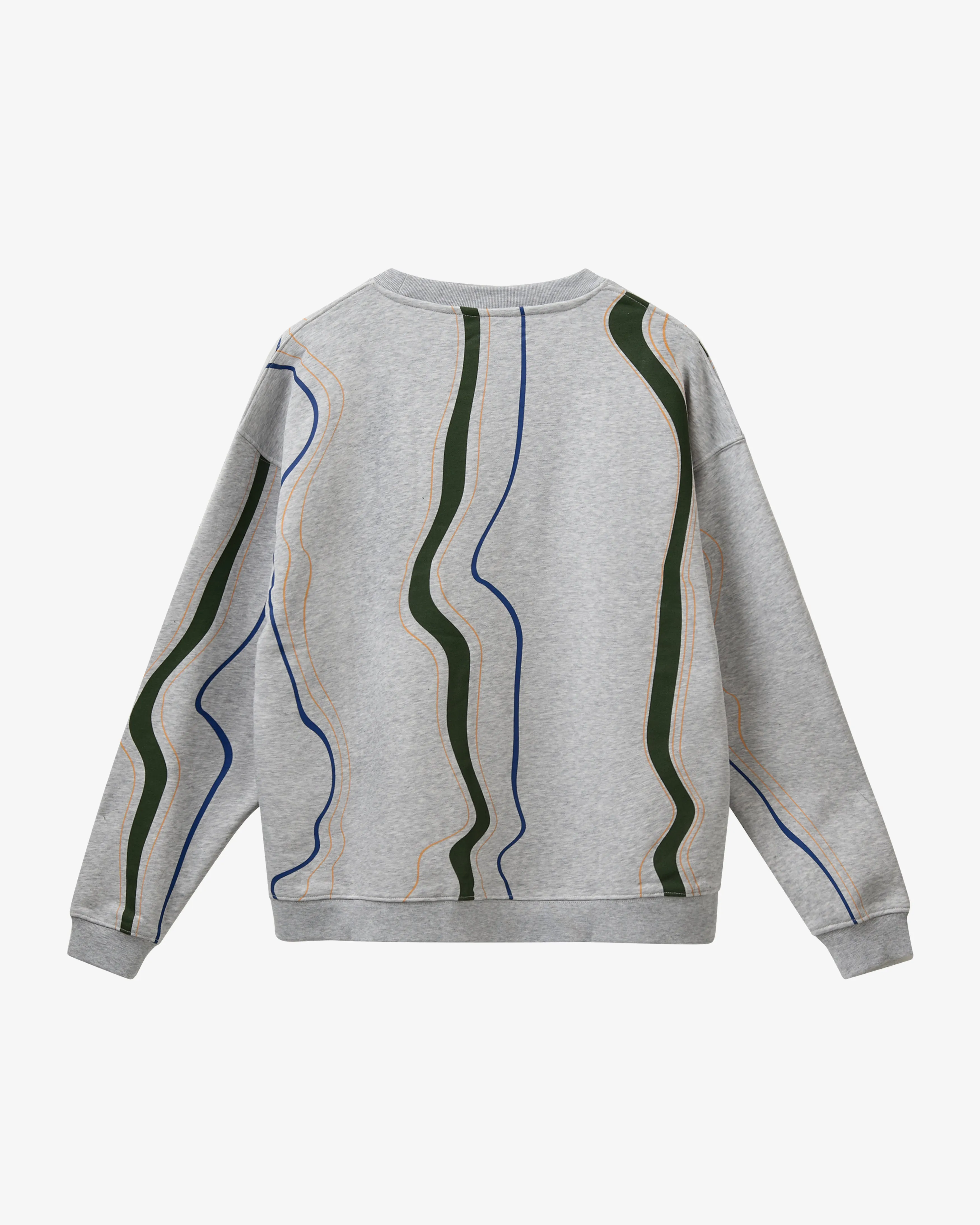 Wave Sweat O'Neck - Lt. Grey Mel