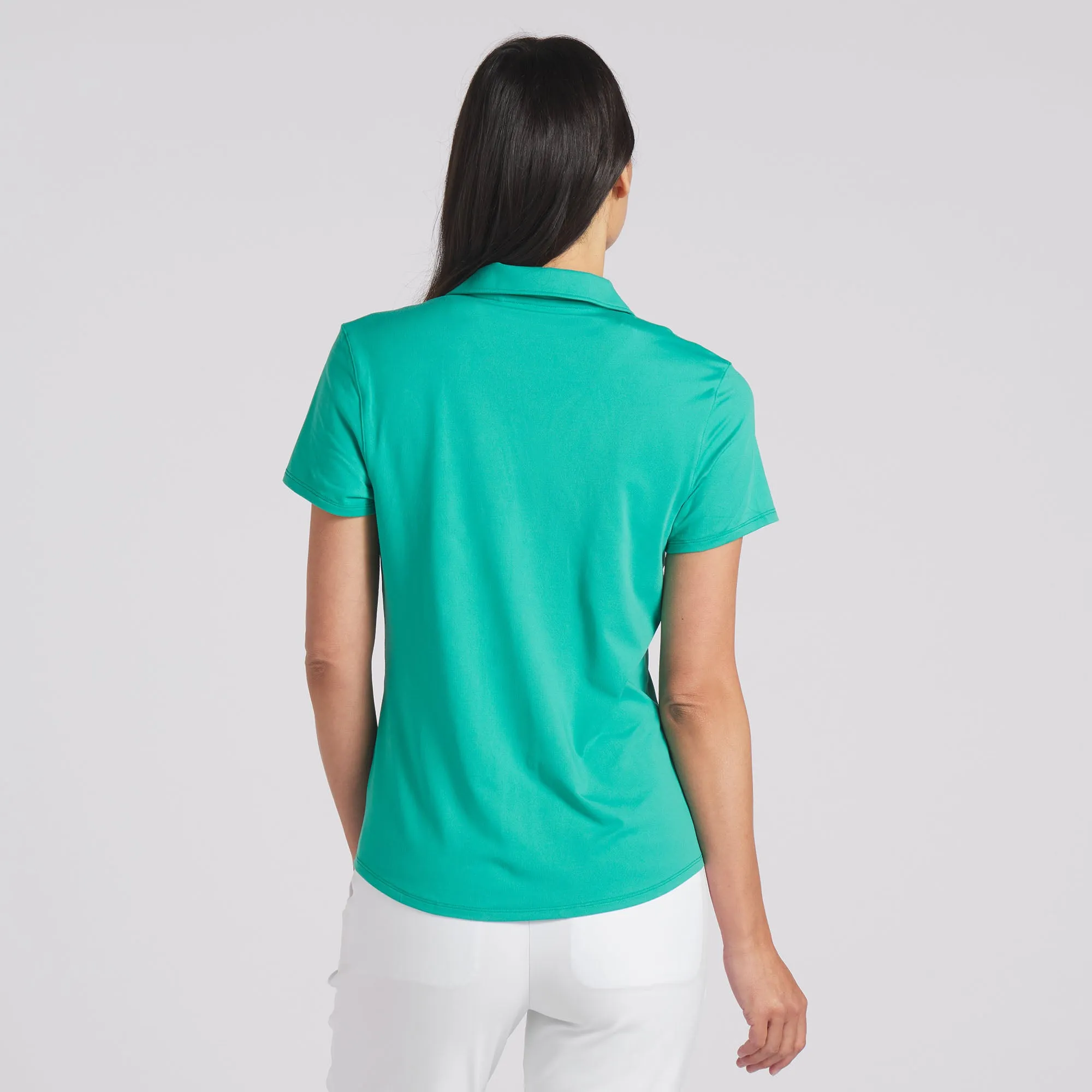 Women's CLOUDSPUN Piped Golf Polo