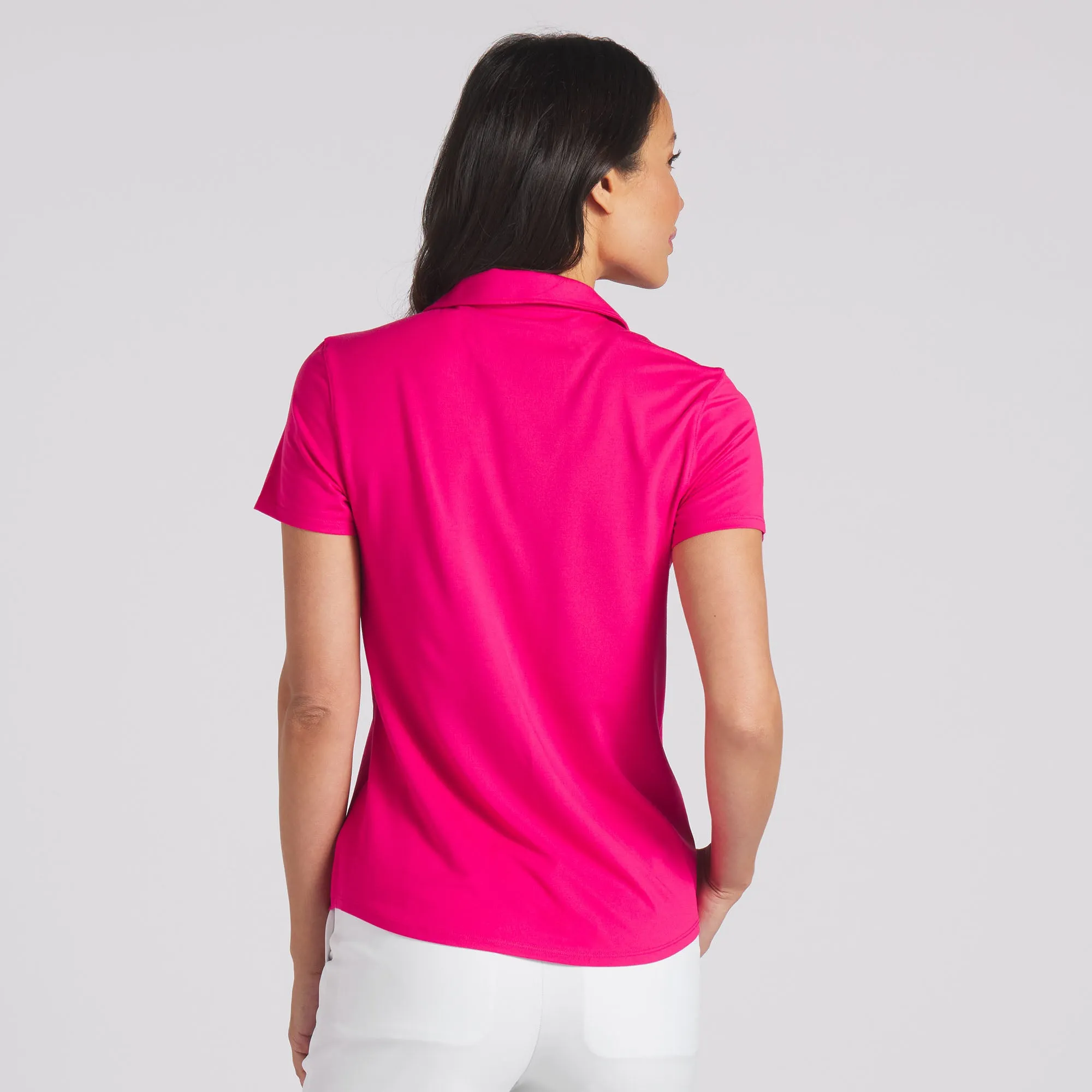 Women's CLOUDSPUN Piped Golf Polo