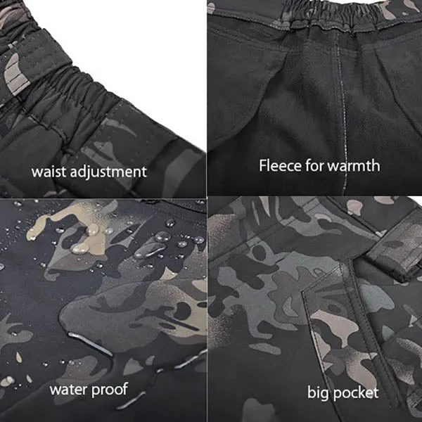 X7 Soft Shell Warming Pants Camouflage Tactical Pants