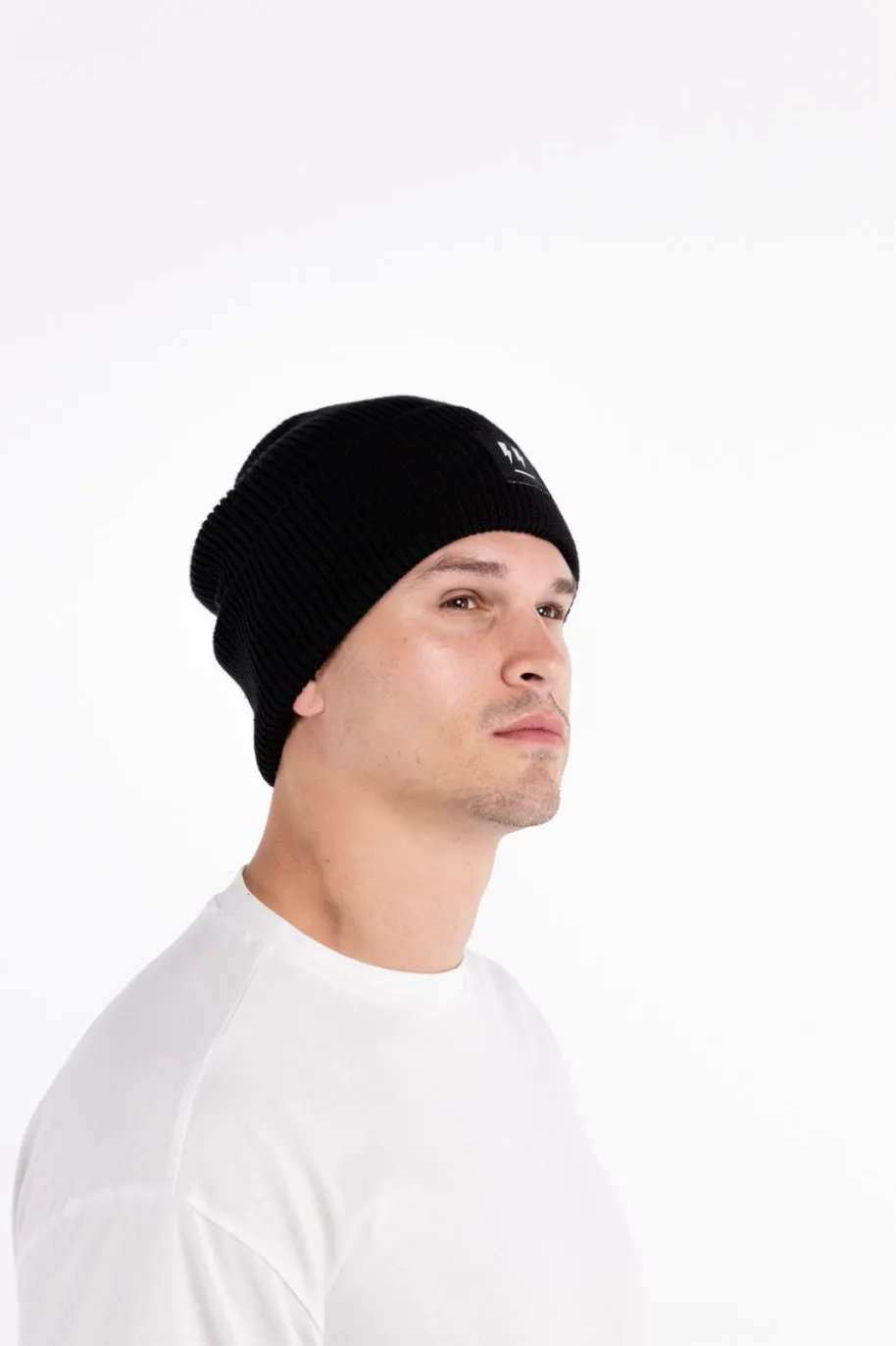 Zap Face Beanie - Black Label