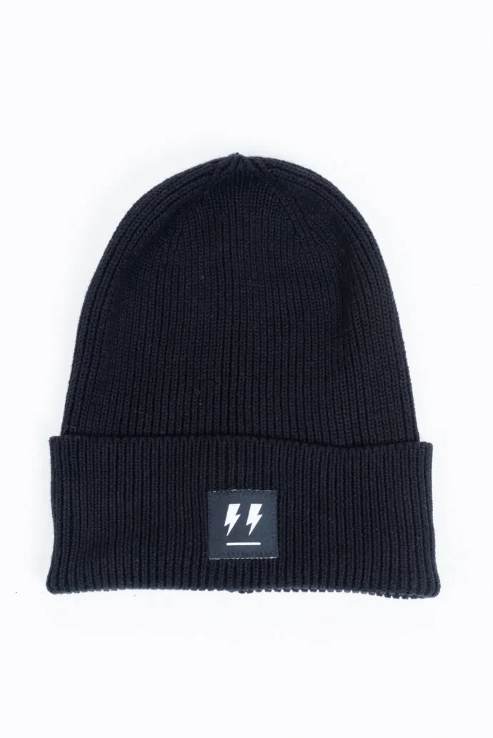 Zap Face Beanie - Black Label